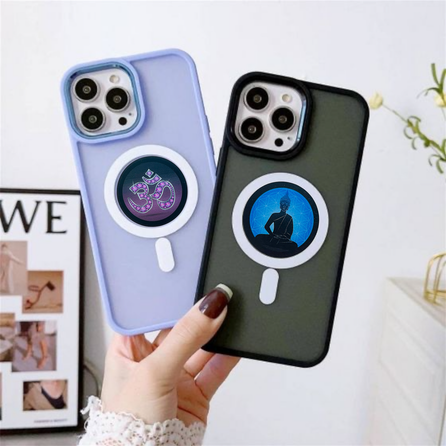 EMF harmonizer for mobile phone Om