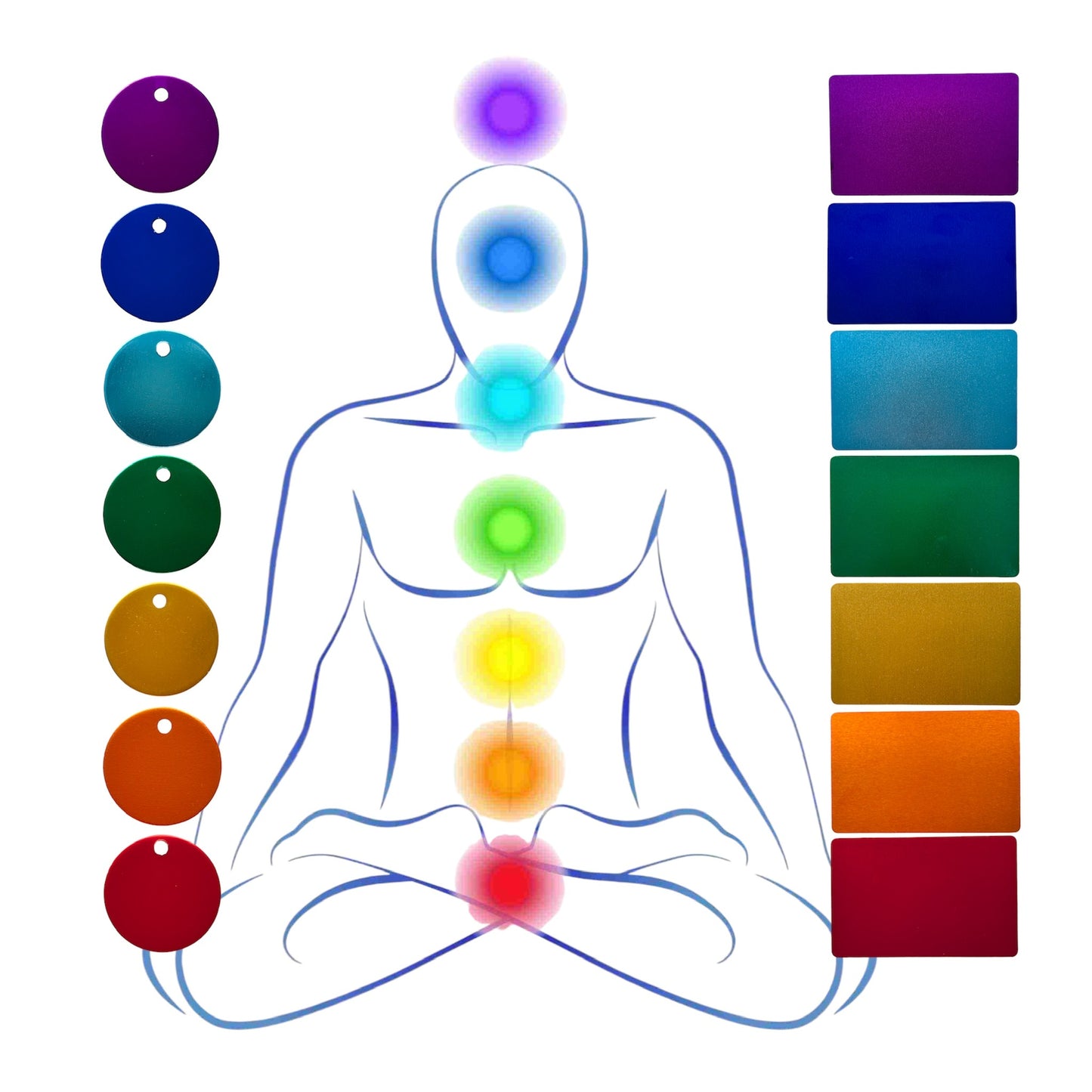 EMF Energy Kreditkarte Blume des Lebens - orange