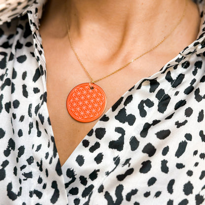 EMF Energy prívesok Kvet života- červená