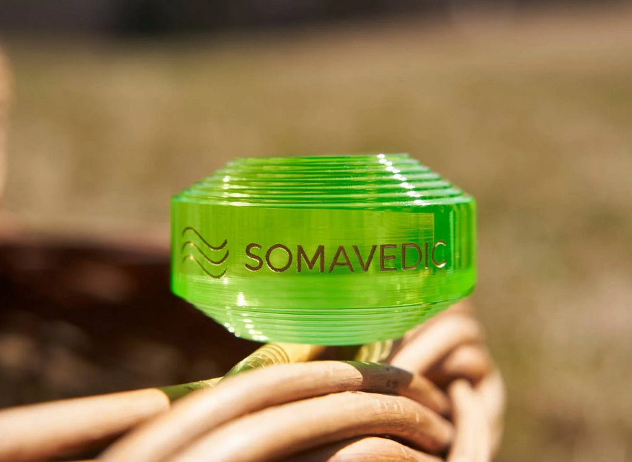 Somavedic Button  Green
