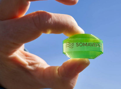 Somavedic Button  Green