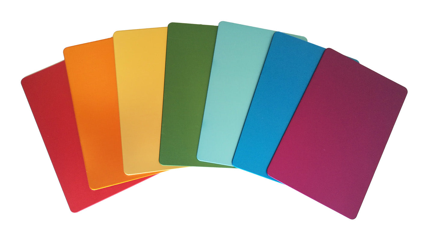 Swiss Tesla credit card plate set 8in1