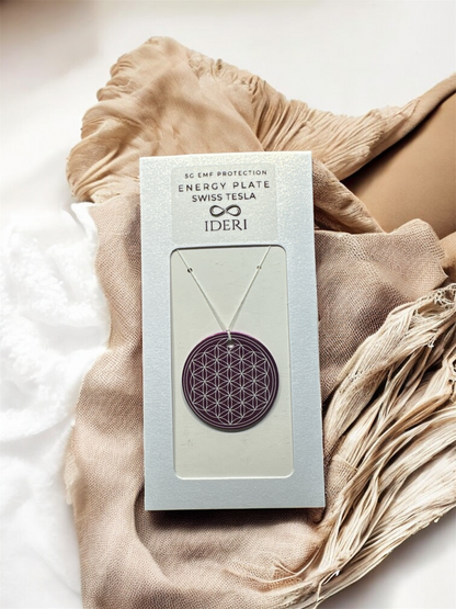 EMF Energy prívesok Kvet života- purpurová