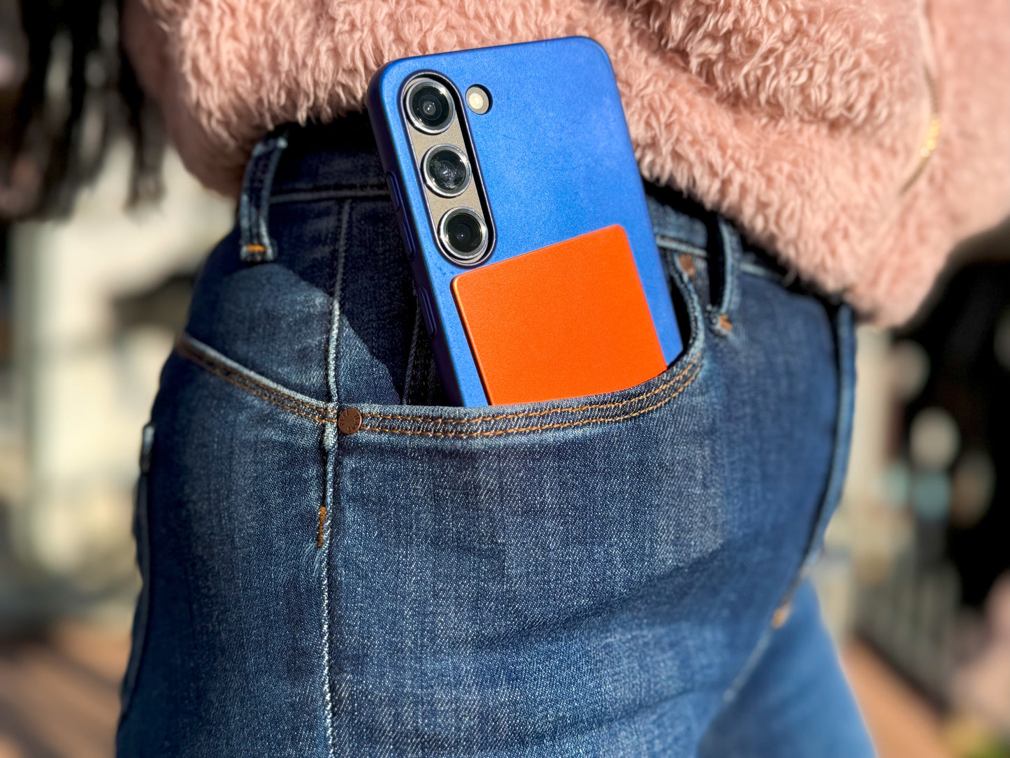 EMF Energy credit card Flower of Life - orange