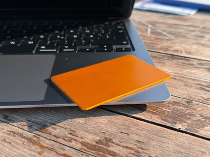 EMF Energy credit card Flower of Life - orange