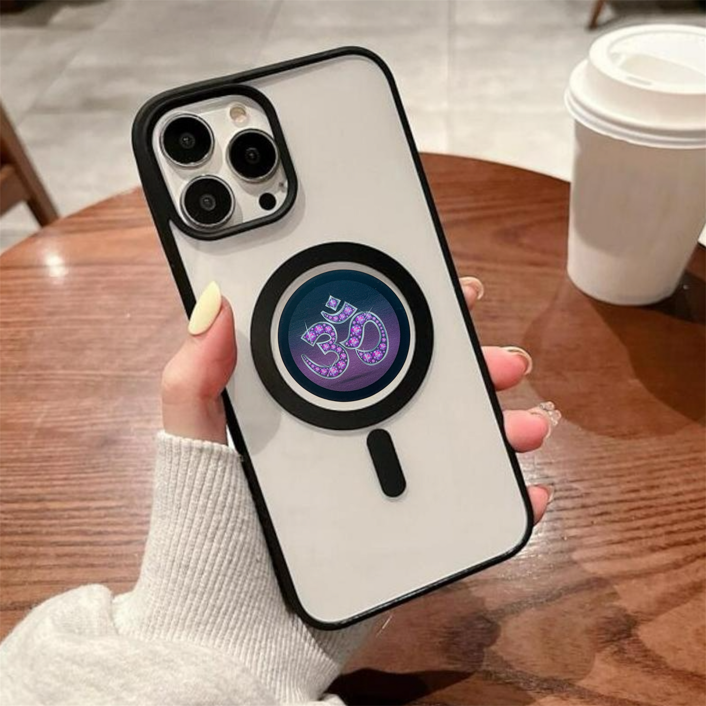 EMF harmonizer for mobile phone Om